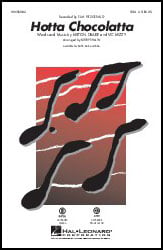 Hotta Chocolatta SSA choral sheet music cover